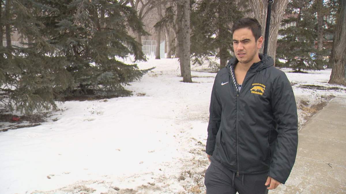 Daniel Gomez, an assistant swim coach with the University of Regina Cougars, would prefer a 50-metre pool.