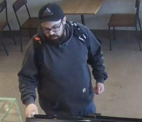 On Saturday, Jan. 17, 2020 between 11:30 a.m. and 12:30 p.m., St. Albert RCMP responded to a complaint of theft of a Dyson, wall mounted hand dryer, from three separate Starbucks locations in St Albert. This person may also be involved in similar thefts in other jurisdictions.