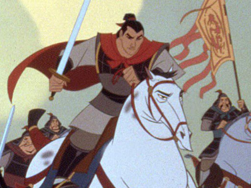 Li Shang from Disney’s animated 1998 film, ‘Mulan’.