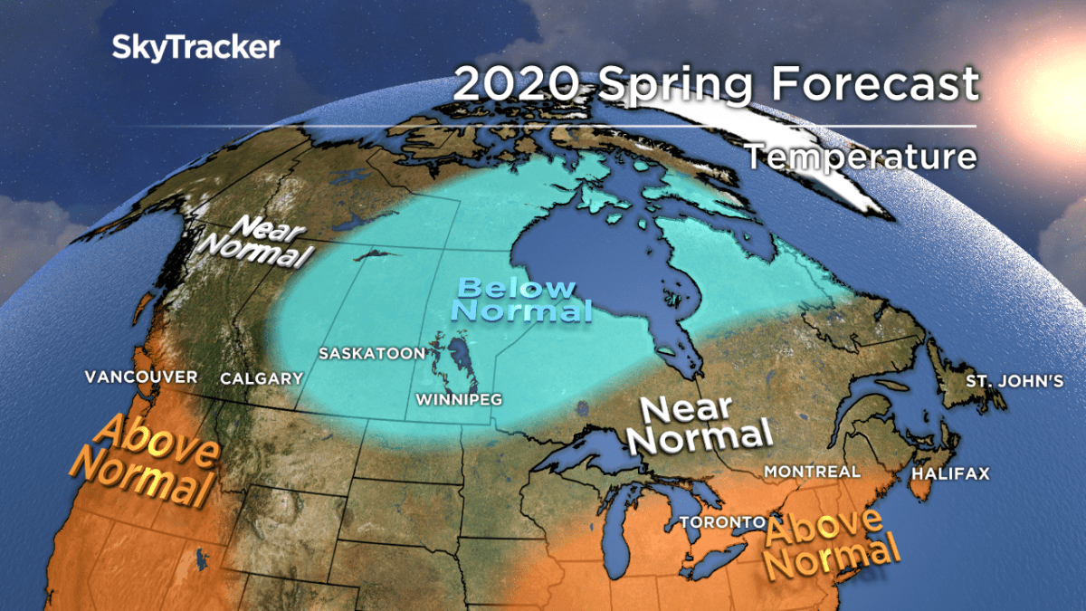 2020 spring weather forecast: Warmer-than-normal patterns for much of Canada - image