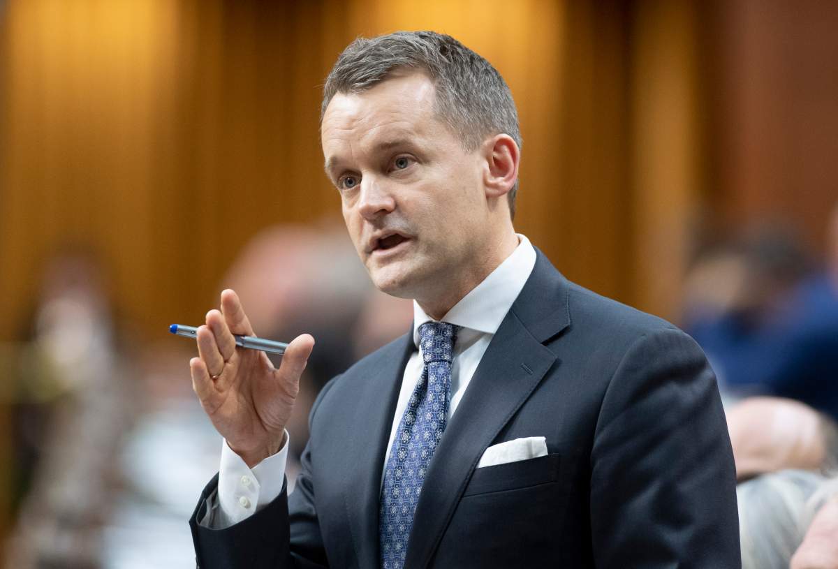 Natural Resources Minister Seamus O'Regan responds to a question during Question Period in the House of Commons Monday February 17, 2020 in Ottawa. 