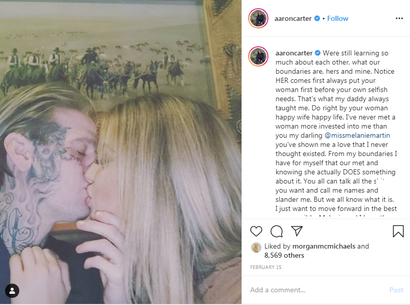 Aaron Carter/Instagram