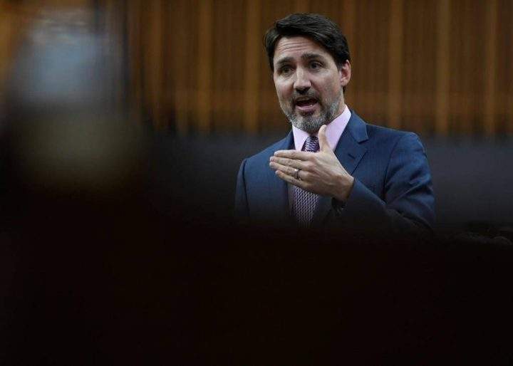 Prime Minister Justin Trudeau responds to a question during Question Period in the House of Commons Wednesday February 26, 2020 in Ottawa.