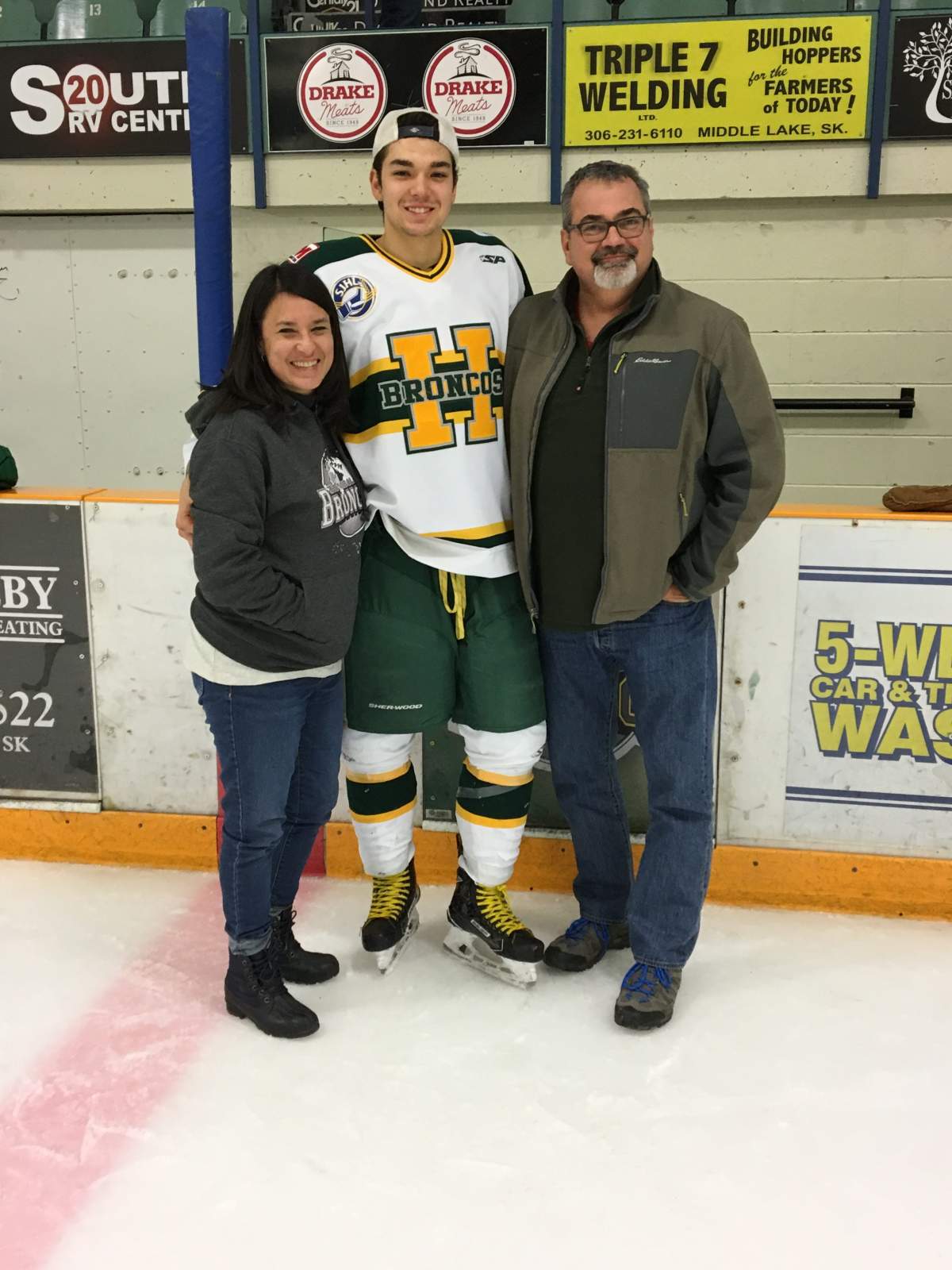 Bernie and Toby and Logan Boulet.
