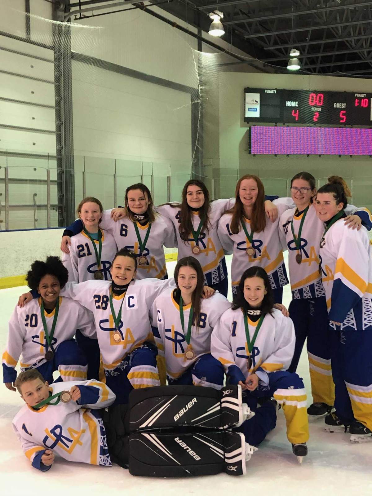The Lethbridge Blur won bronze at a tournament in Regina in February.