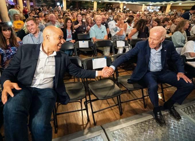 Booker announced his endorsement of Biden in a tweet on Monday.