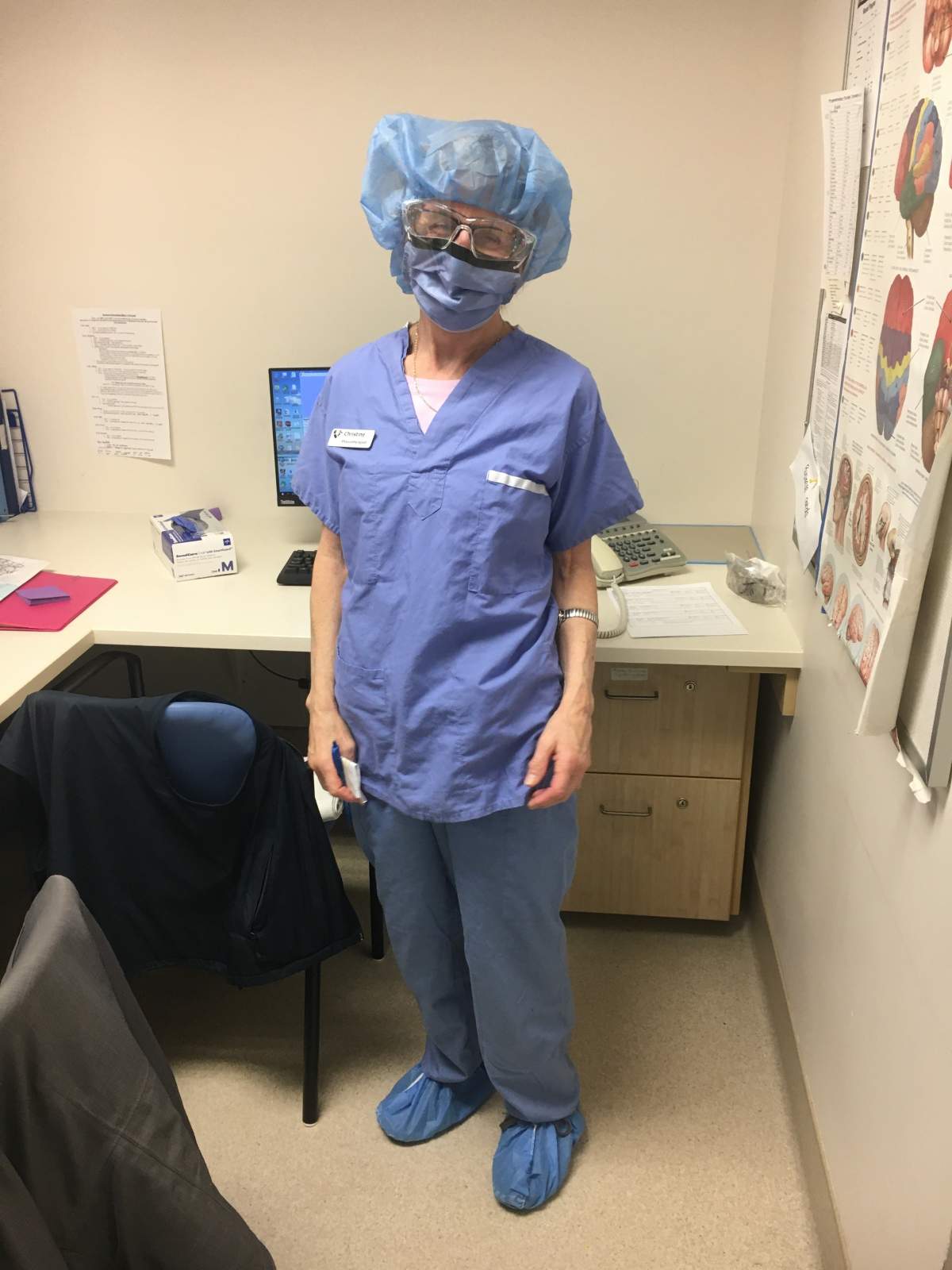 Christine works at Abbotsford Regional Hospital.