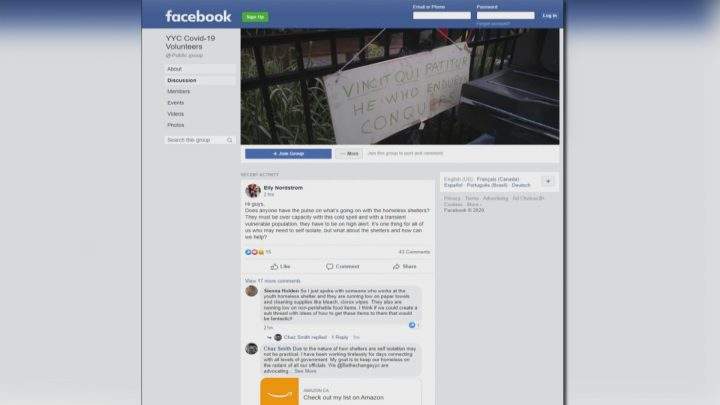 YYC COVID 19 Volunteers Facebook page.