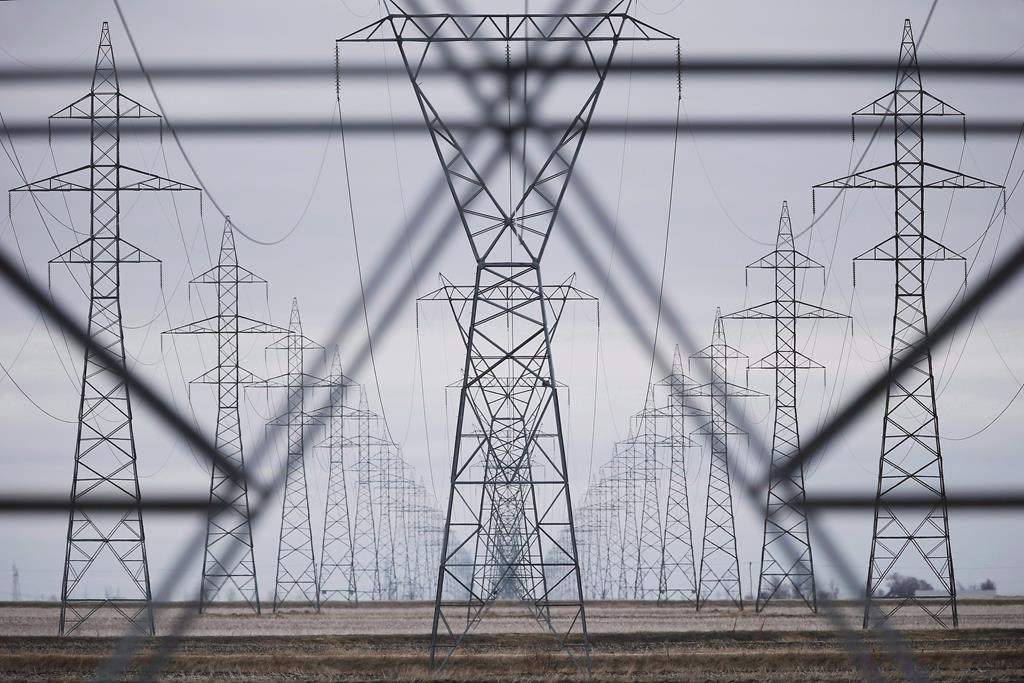 File photo. Hydro lines.