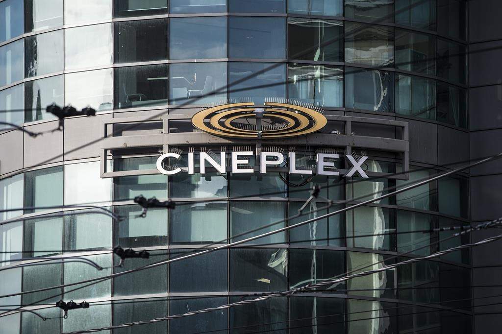 Cineplex Odeon Theatre at Dundas Square in Toronto is shown on Monday, December 16, 2019. Cineplex Inc. says it has temporarily laid off its part-time workers after closing its movie theatres and other entertainment venues early last week. THE CANADIAN PRESS/Aaron Vincent Elkaim