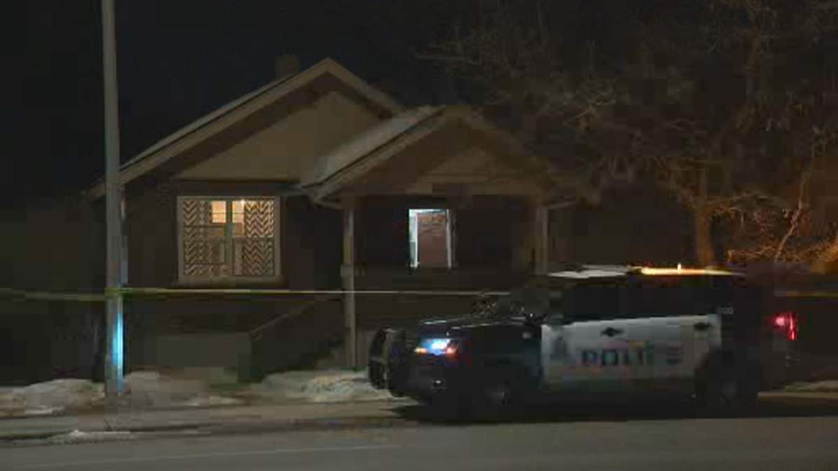 Edmonton police investigating at a home on 86 Street near 113 Avenue in the Parkdale neighbourhood on Wednesday, March 11, 2020.