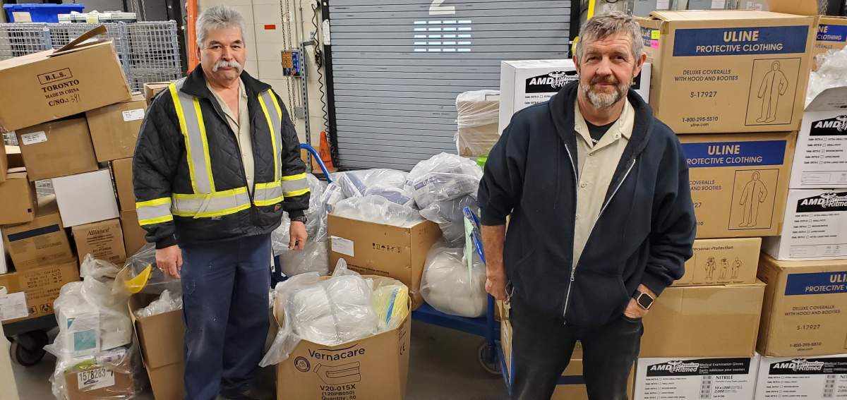 Trent University has donated thousands of pieces of personal protective equipment to the Peterborough Regional Health Centre.