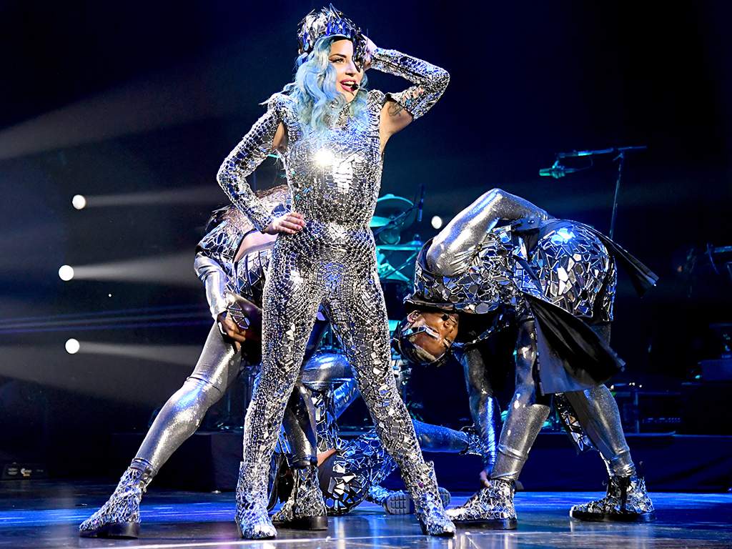 Lady Gaga performs onstage during AT&T TV Super Saturday Night at Meridian at Island Gardens on Feb. 1, 2020 in Miami, Fla.