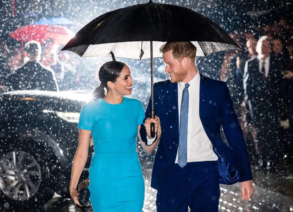 Prince Harry, Duke of Sussex and Meghan, Duchess of Sussex attend The Endeavour Fund Awards at Mansion House on March 5, 2020 in London, England.