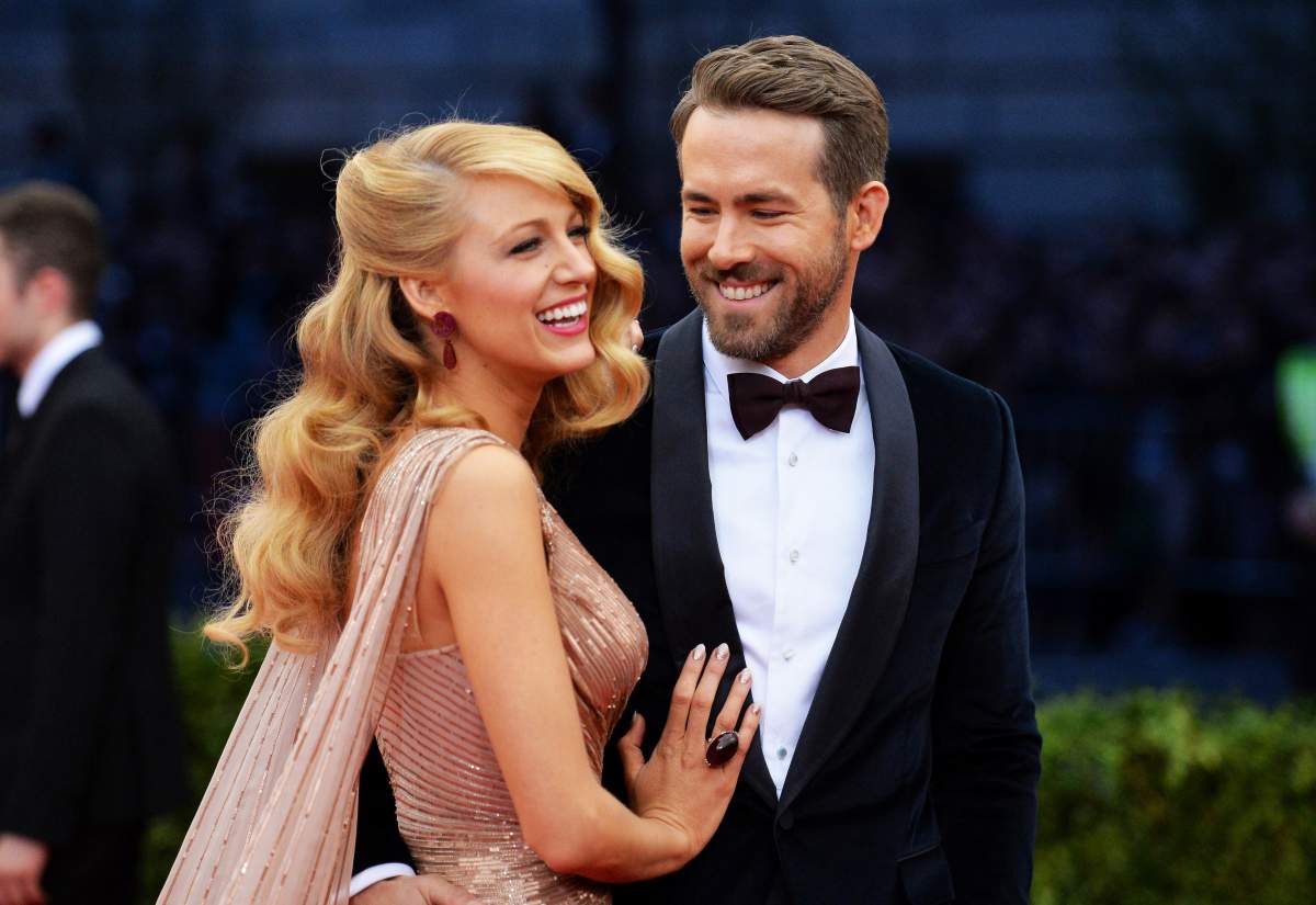 Actors Blake Lively and Ryan Reynolds attend the Charles James: Beyond Fashion Costume Institute Gala at the Metropolitan Museum of Art on May 5, 2014 in New York City. 