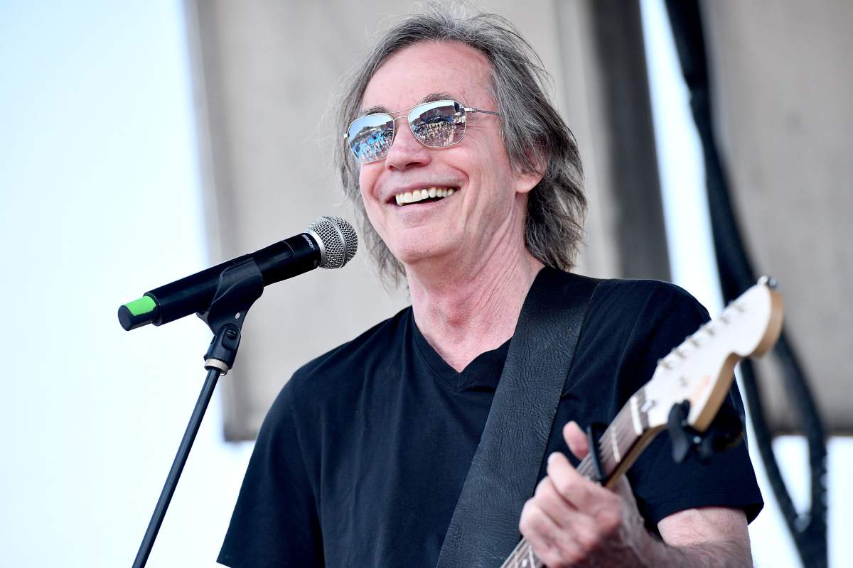 LOS ANGELES, CA – MAY 28: Rock and Roll Hall of Fame member Jackson Browne performs onstage during the We Rise Memorial Day BBQ and Celebration Concert on May 28, 2018 in Los Angeles, California. (Photo by Scott Dudelson/Getty Images)