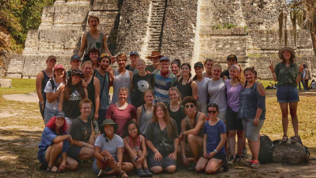 Canadian Mennonite University students and staff in Guatemala.