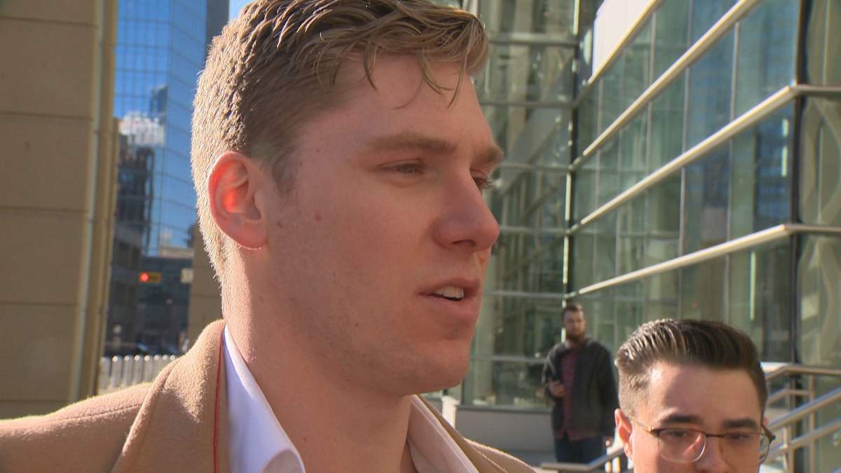 Matthew Brown, a former MRU student and hockey player.