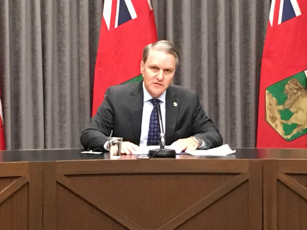 Health Minister Cameron Friesen.