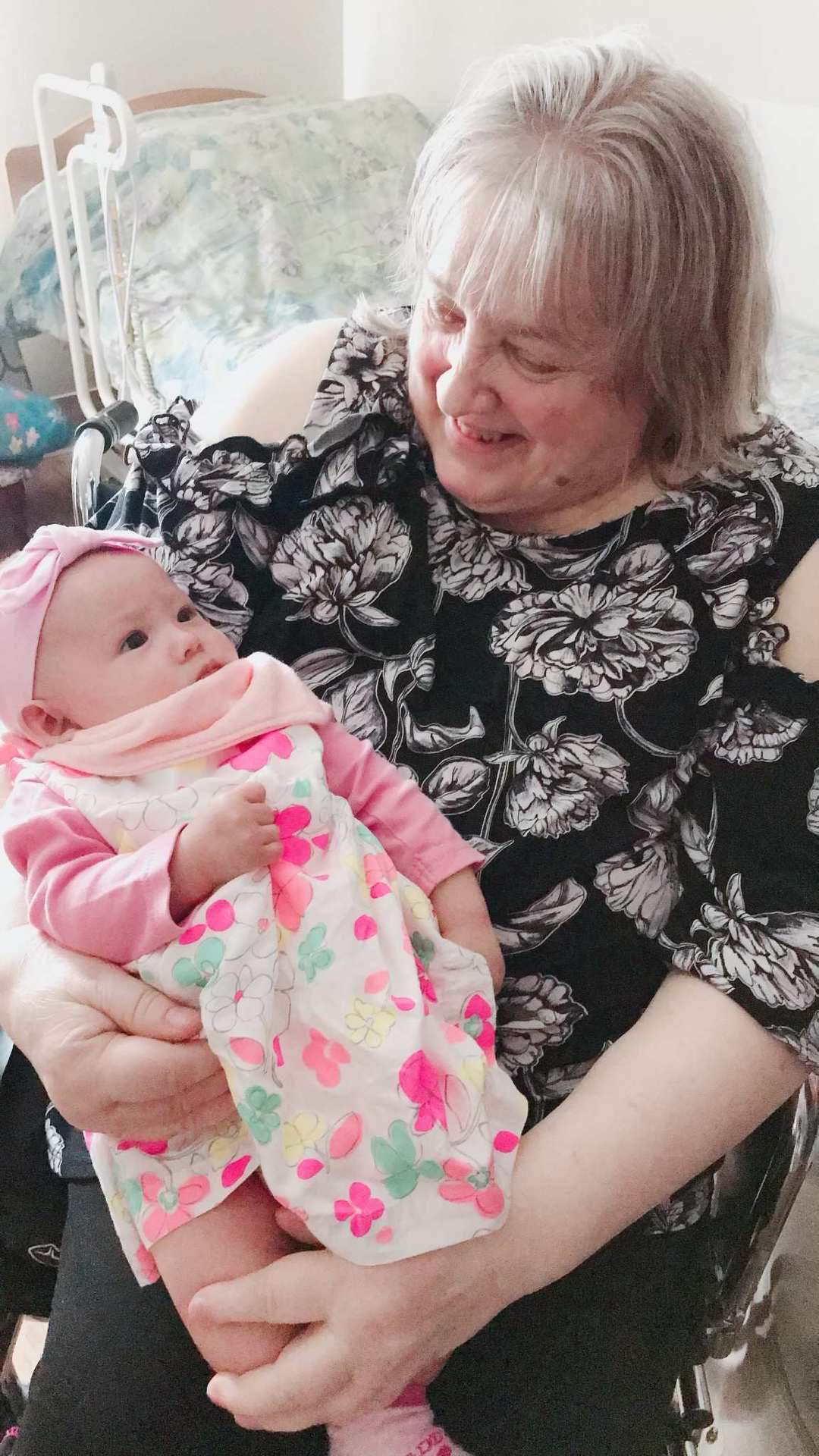 Brenda Parks, a resident at McKenzie Towne Continuing Care Home.