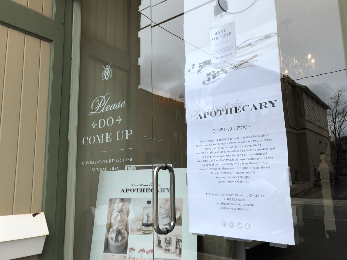 Pure Home Couture on Locke Street was among Hamilton’s many small businesses that closed its brick-and-mortar store amid the COVID-19 pandemic.