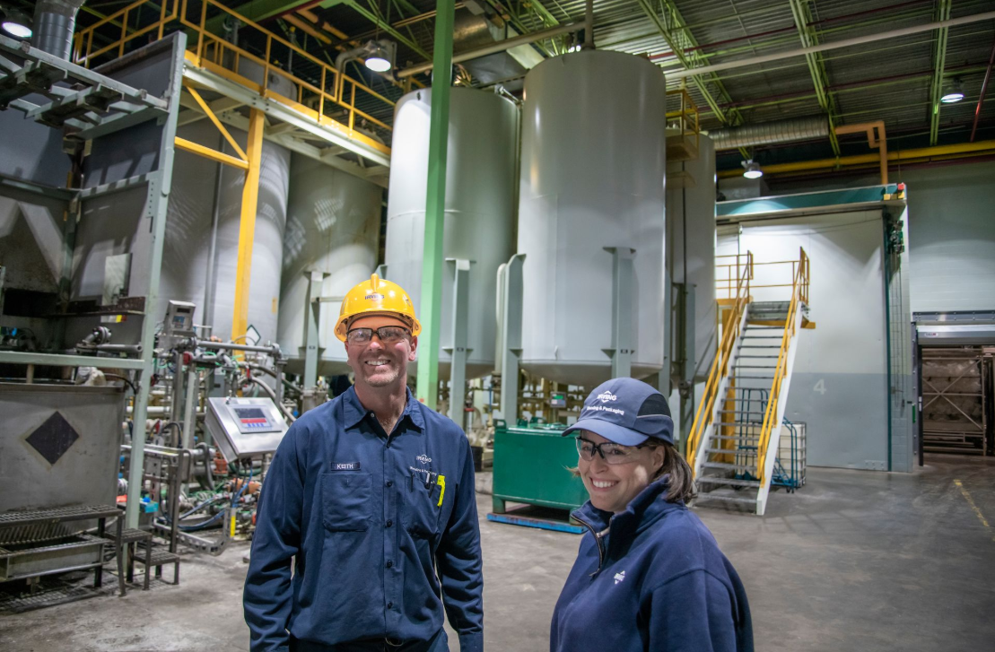 Staff at Irving Oil. 