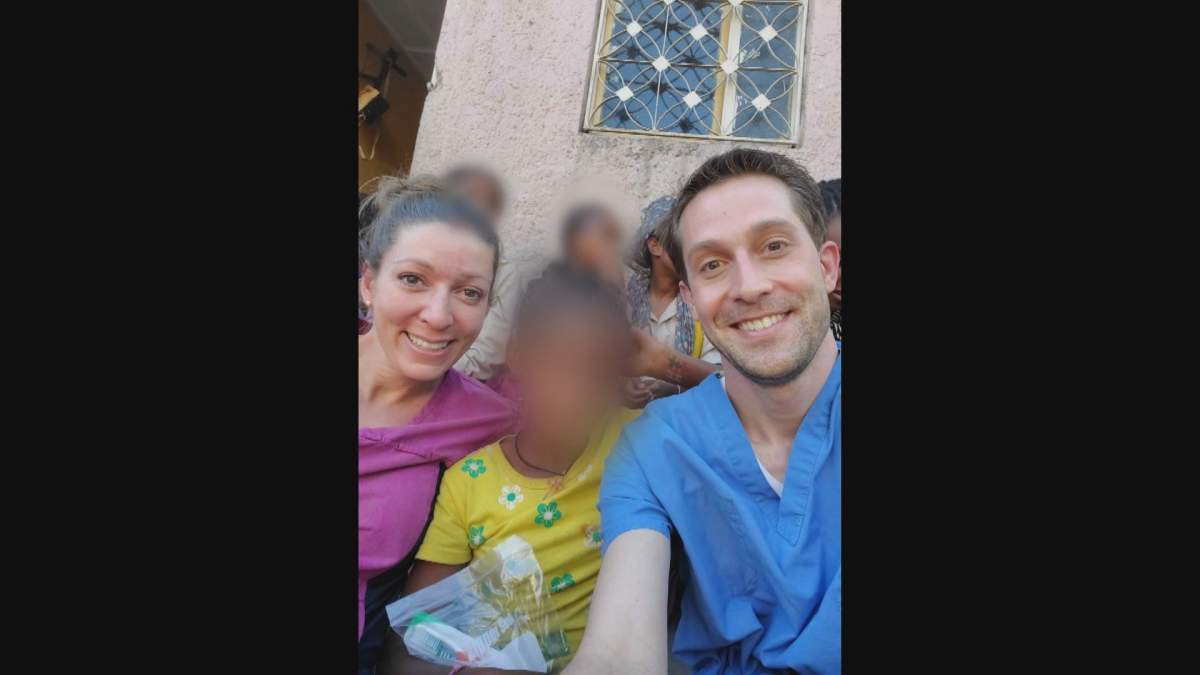 A photo of Dr. Jared Ord and his wife Lindsay Ord.