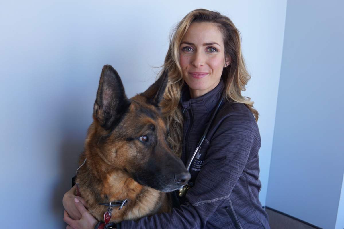Dr. Lorenza Malaguti the medical director at the McKnight 24  Hour Veterinary Hospital is reassuring Calgarians that essential services for pets will continue during the COVID-19 pandemic. 