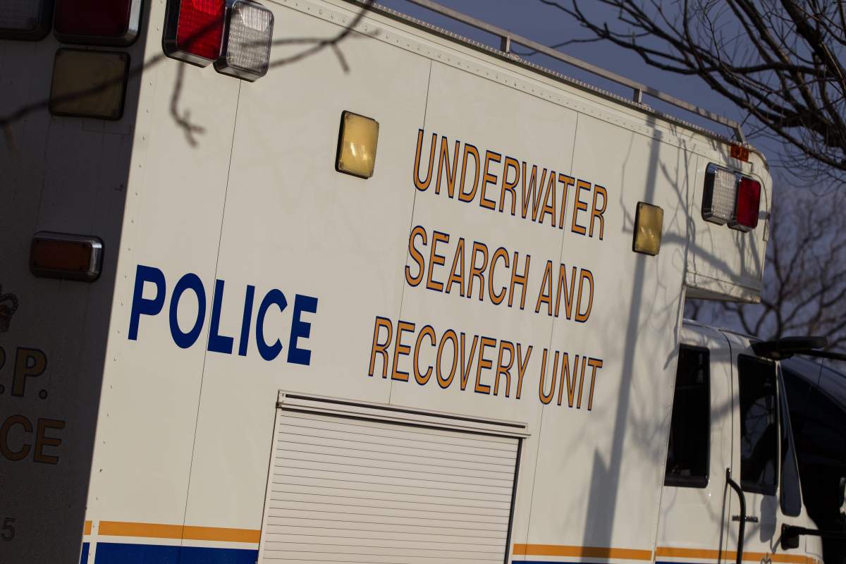An OPP underwater search and recovery unit vehicle.
