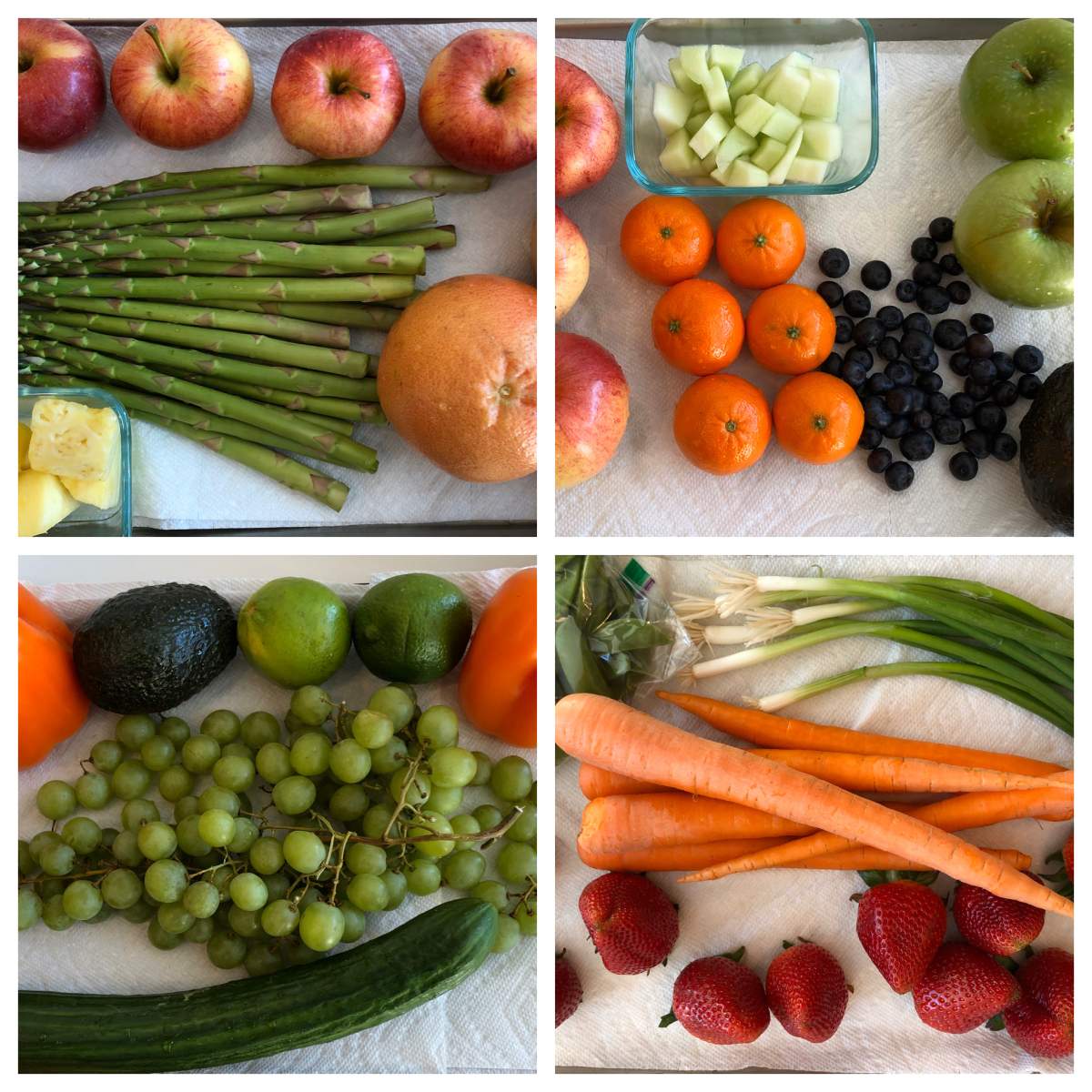 Concerned about the spread of COVID-19, Kendra Anderson washed down every piece of produce. March 26, 2020.
