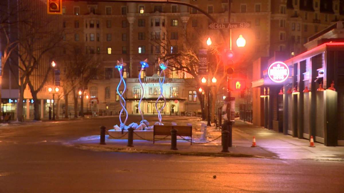 Saskatoon police said a man reportedly entered the business on 21st Street East and fired a shot.