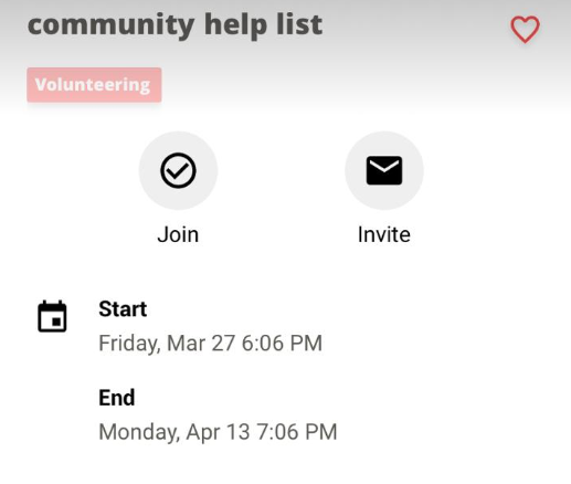 A screenshot of app Spontivly