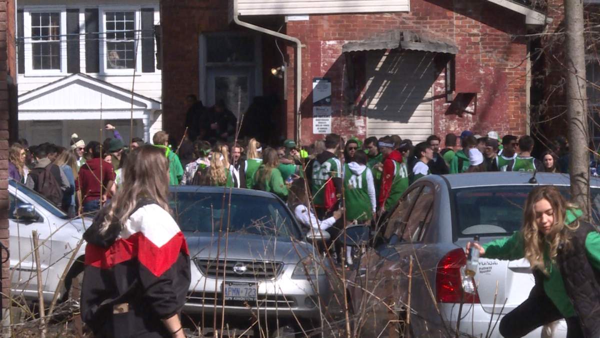 KFL&A Public Health says anyone hosting a gathering with more than five people can be fined $5,000 a day over the St. Patrick's Day week. 