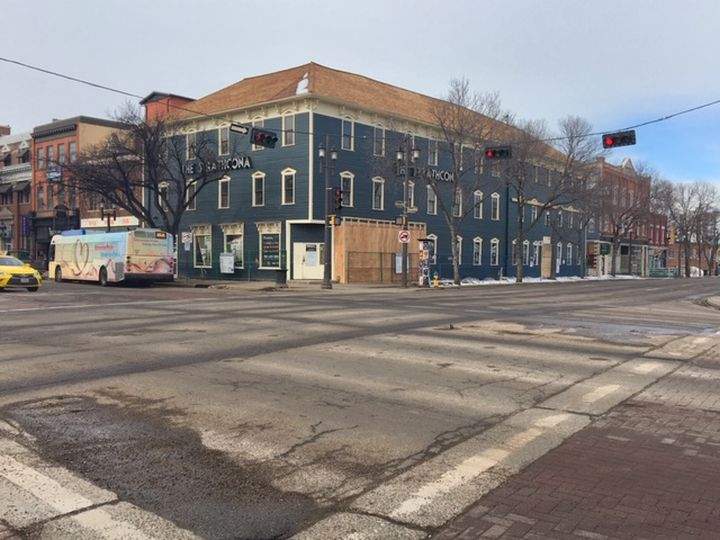 The Strathcona Hotel in Edmonton, pictured on Tuesday, March 10, 2020.