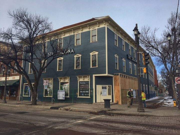 The Strathcona Hotel in Edmonton, pictured on Tuesday, March 10, 2020.