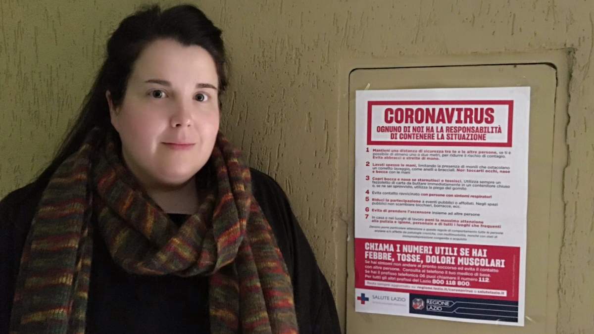 Former Hamilton native Tonia Szkurhan, who now lives in Rome, says city streets have been very quiet since the government restricted movement within the country decimated by COVID-19.
