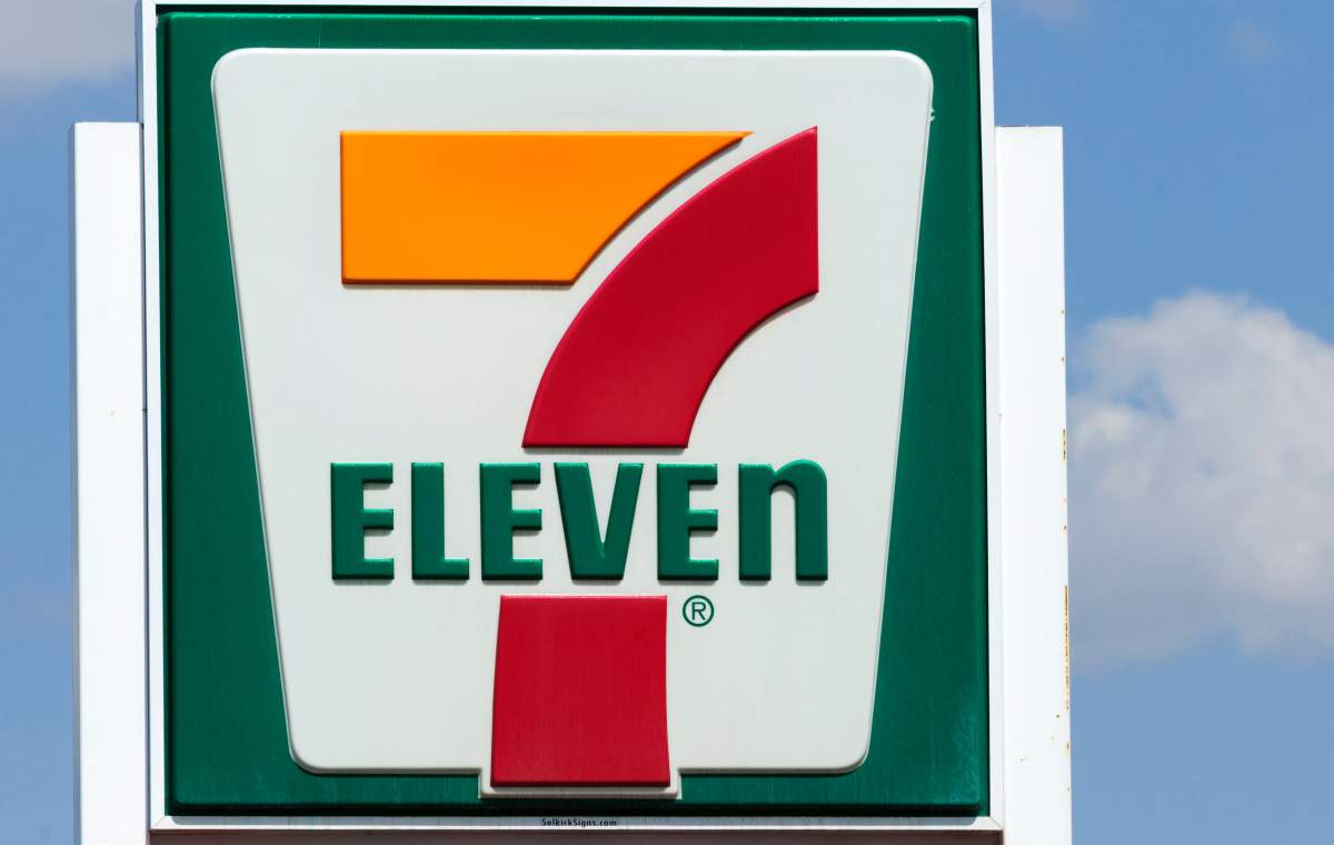 Signage for a 7-Eleven convenience store in Calgary, Alta., in 2013.