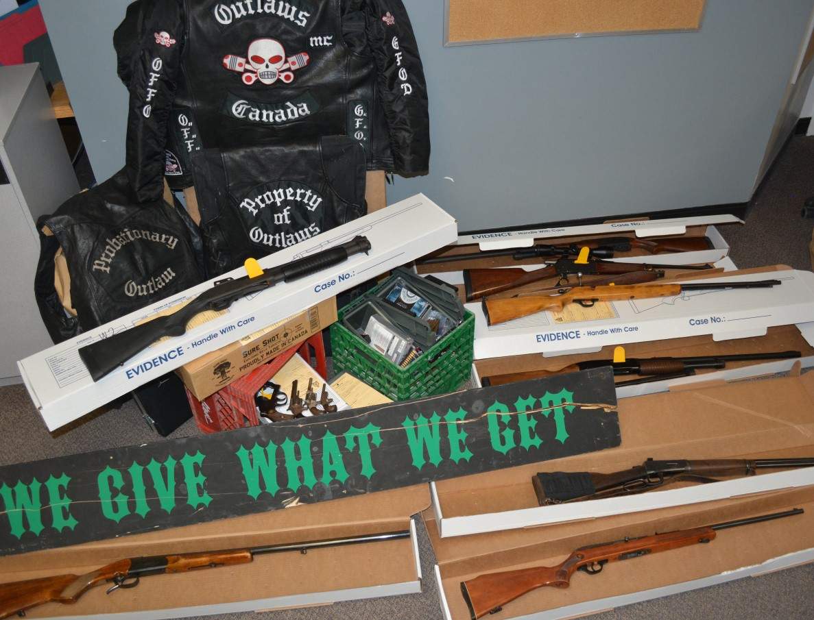A man and a woman were arrested in Bancroft, Ont., following a search warrant in the town.