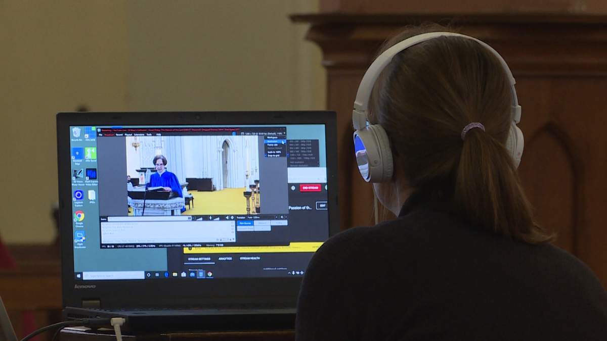 St. Mary’s Easter services continue to run through live streaming.
