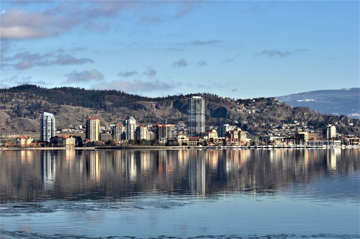 FILE. The Kelowna skyline .