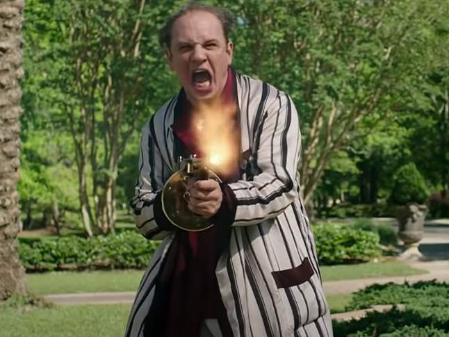 Tom Hardy as the late American gangster Al Capone in Josh Trank’s ‘Capone,’ which is set for a May 12, 2020 worldwide release.