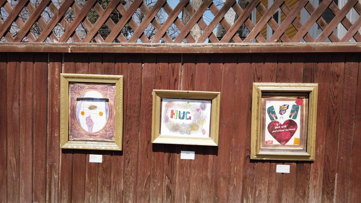 The Alley Galley challenges young artists with a new theme each year. For 2020, it asked them to reflect on what makes people feel better.