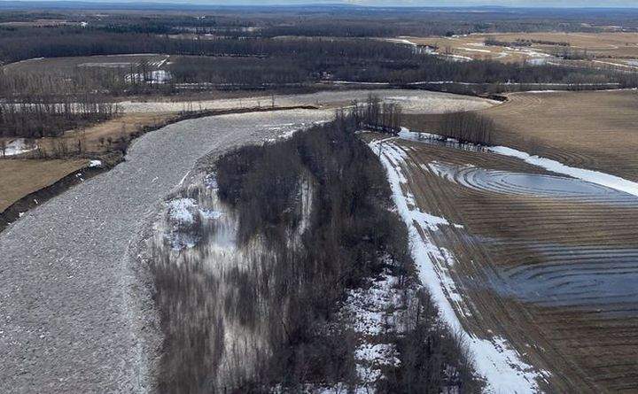Officials in Big Lakes County said the area was continuing to experience heavy spring runoff conditions on Thursday.