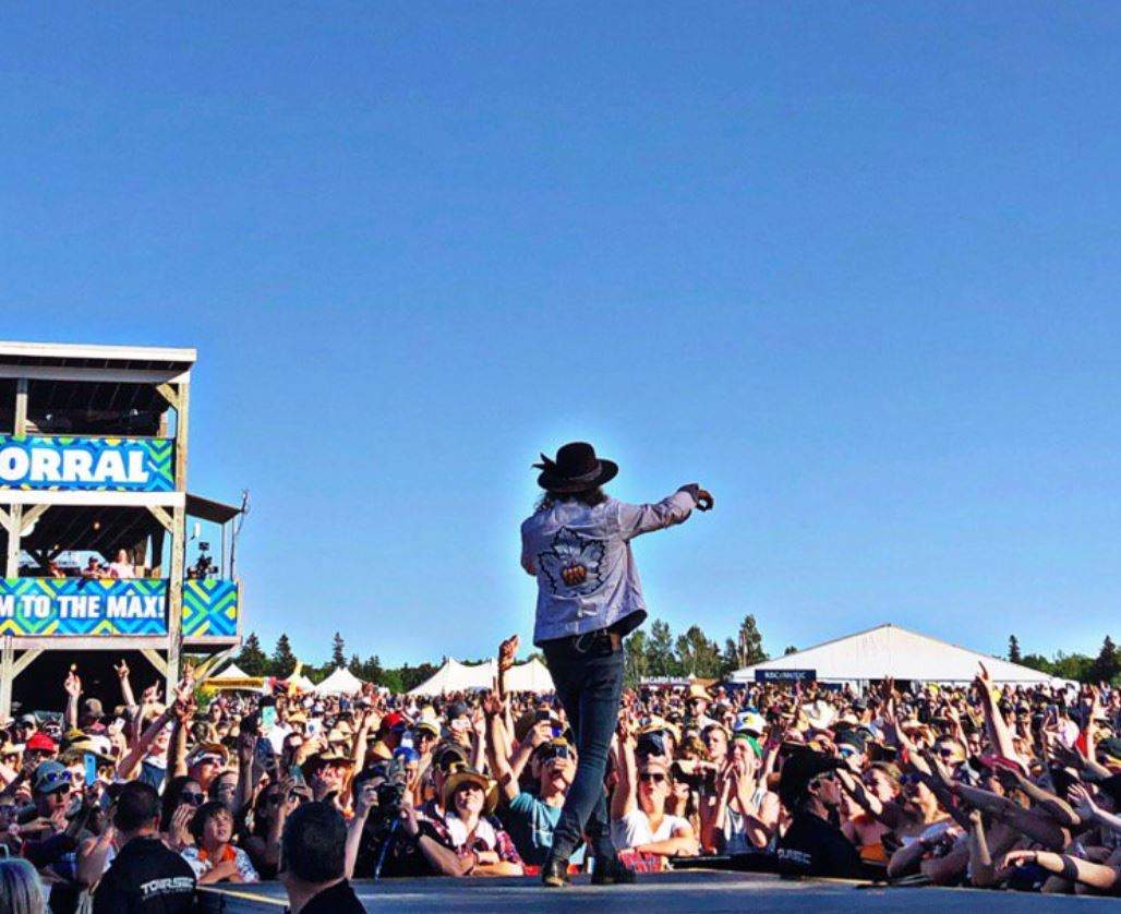 The Washboard Union performs at Cavendish Beach Music Festival on July 7, 2019. 
