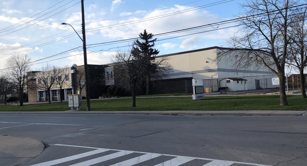 The drive-thru COVID-19 assessment centre at Dave Andreychuk Mountain Arena is one of three assessment centres operating in Hamilton.
