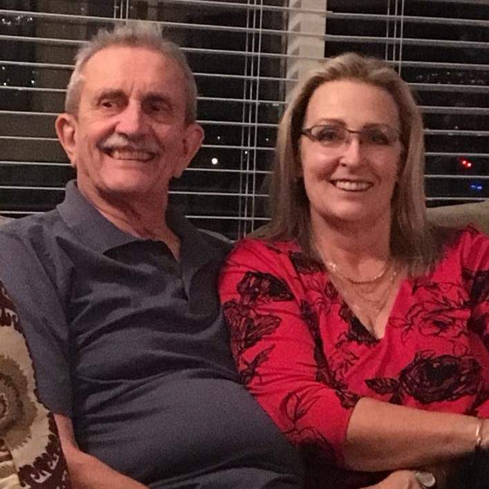 Dennis Rau pictured with his wife, Anita.