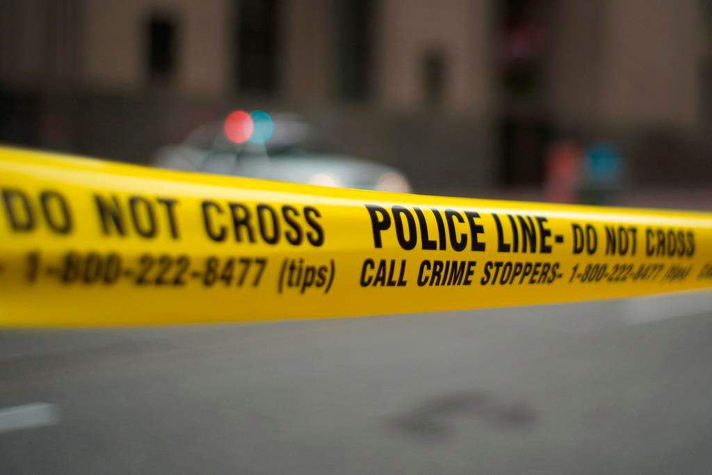 Police tape is shown in Toronto, Tuesday, May 2, 2107.