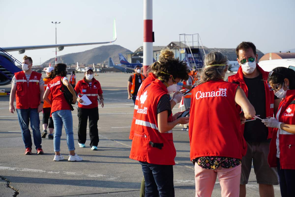 An Edmonton couple was repatriated from South America due to COVID-19. 