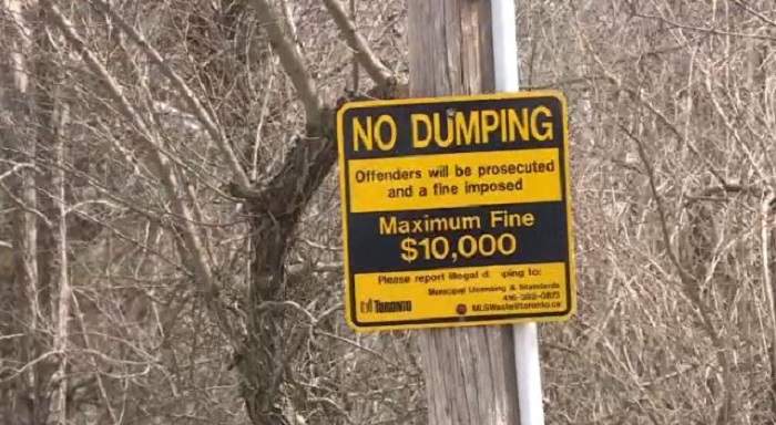 Rouge National Urban Park has been littered with illegal garbage dumping over the past few weeks.