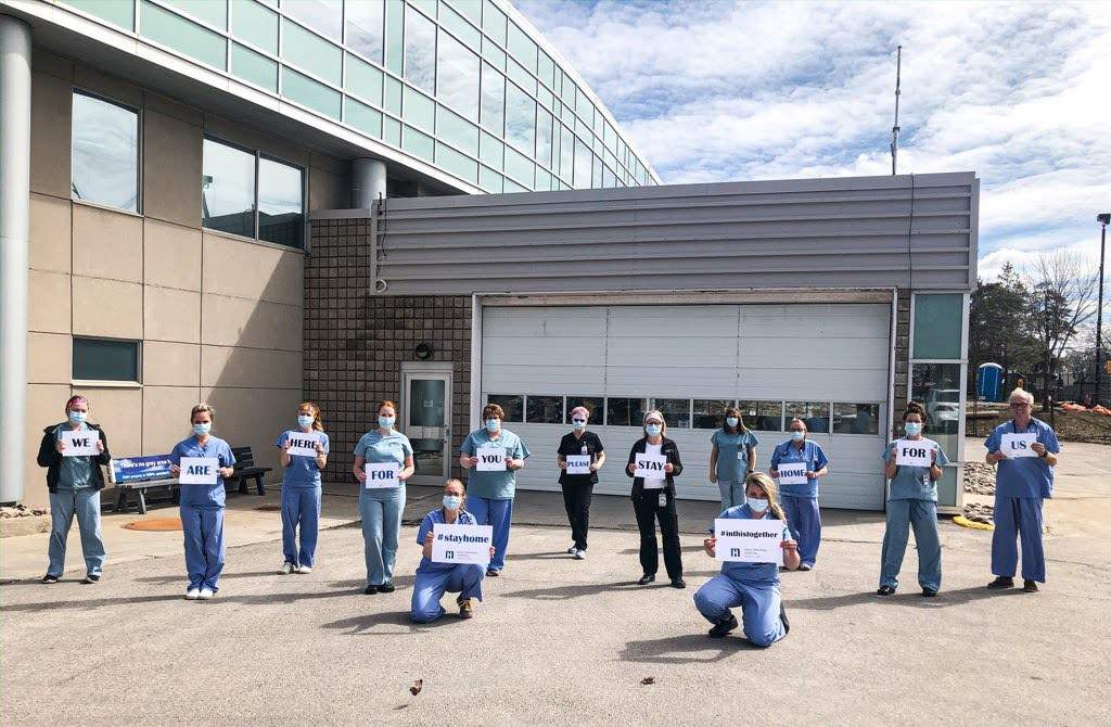 The emergency room team at Ross Memorial Hospital in Lindsay share an important message.